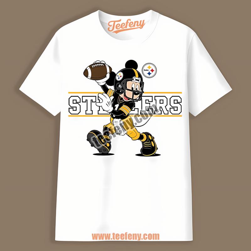 Pittsburgh Steelers Mickey Plays Quarterback Shirt