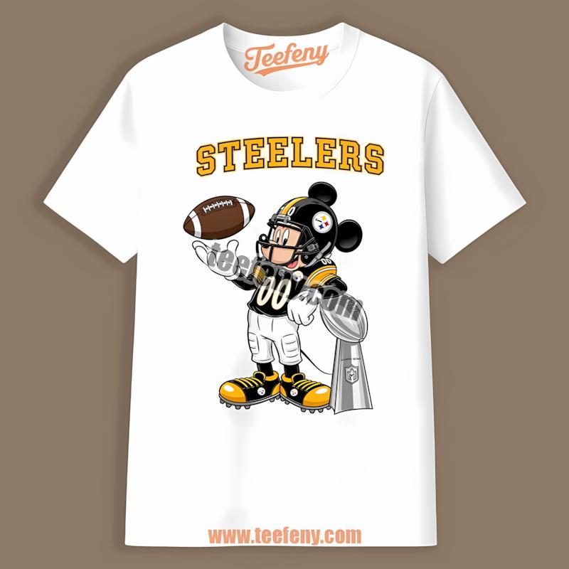 Pittsburgh Steelers Mickey Super Bowl Celebration Shirt