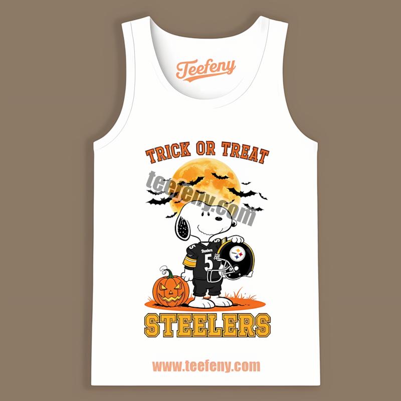 Pittsburgh STanktoplers Snoopy Trick Or Treat Halloween Shirt Pittsburgh STanktoplers Snoopy Trick Or Treat Halloween Shirt
