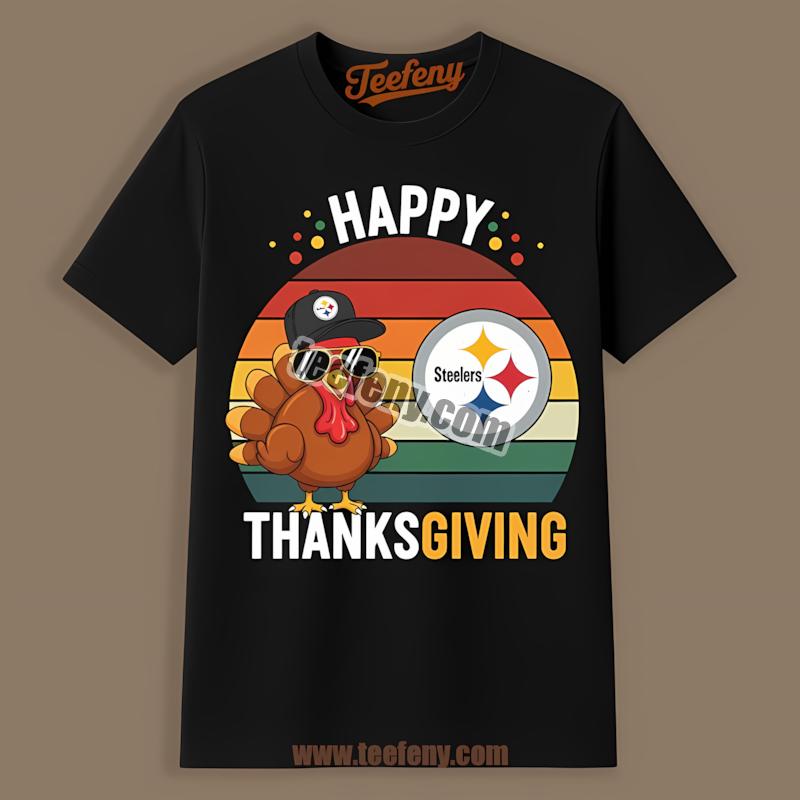 Pittsburgh Steelers Turkey Day Celebration Adults Shirt