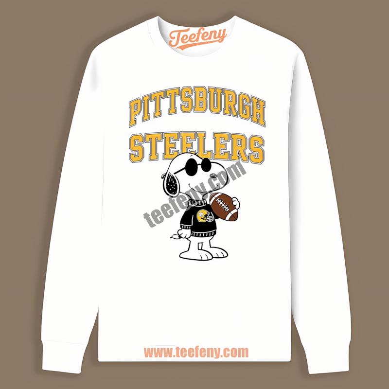 Pittsburgh SLong Sleevelers Vs Cool Snoopy Sports Shirt Pittsburgh SLong Sleevelers Vs Cool Snoopy Sports Shirt