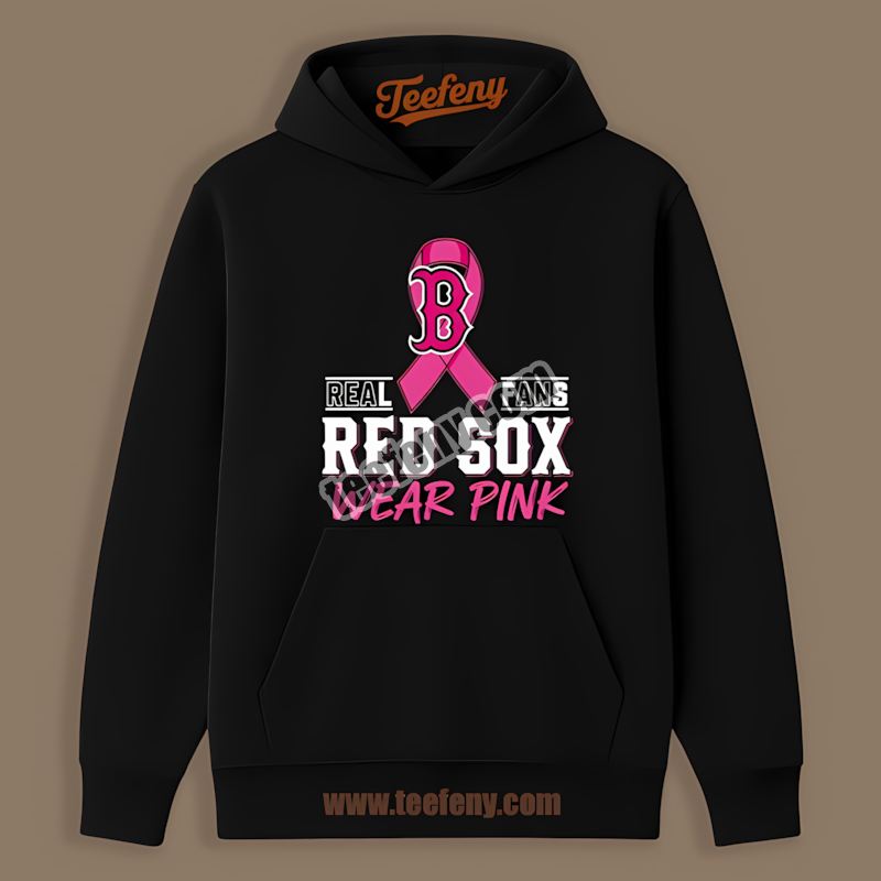 Real Fans Wear Pink Boston Red Sox World Series Hoodie Real Fans Wear Pink Boston Red Sox World Series Hoodie