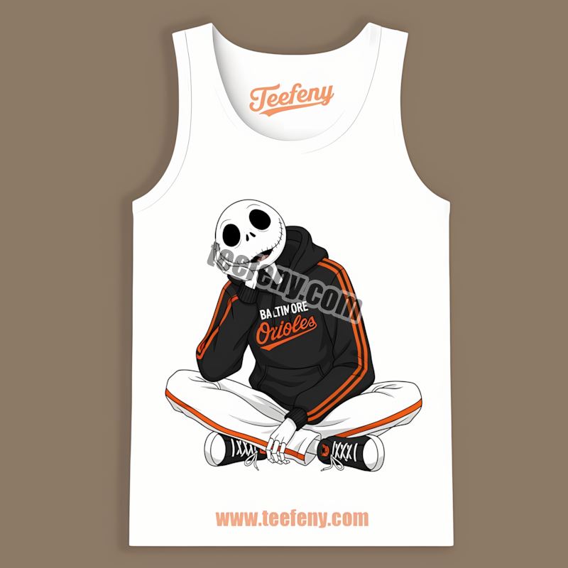 Relaxed Jack Skellington Baltimore Orioles Hoodie Custom Tanktop Relaxed Jack Skellington Baltimore Orioles Hoodie Custom Tanktop