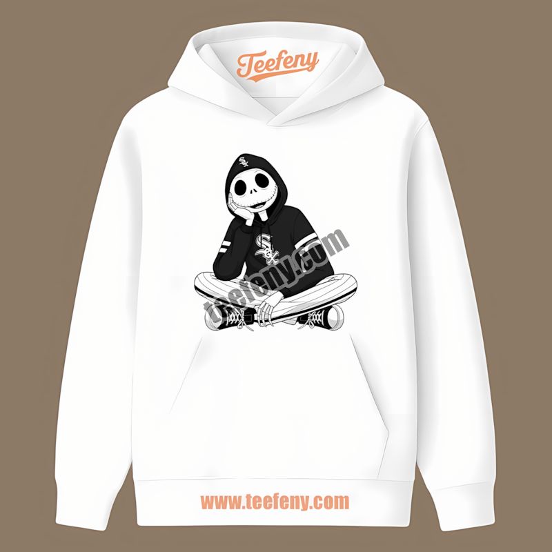 Relaxed Jack Skellington Chicago White Sox Hoodie Cheap Custom THoodie Relaxed Jack Skellington Chicago White Sox Hoodie Cheap Custom THoodie