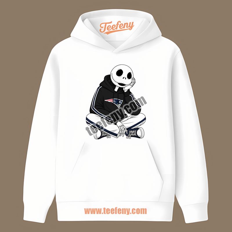 Relaxed Jack Skellington New England Patriots Hoodie Unisex Hoodie Relaxed Jack Skellington New England Patriots Hoodie Unisex Hoodie