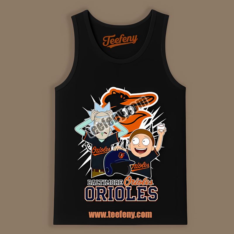 Rick And Morty Baltimore Orioles Relaxed Fit Tanktop Rick And Morty Baltimore Orioles Relaxed Fit Tanktop
