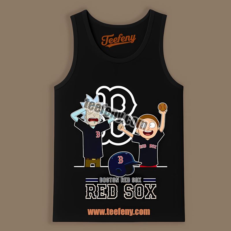 Rick And Morty Boston Red Sox Tanktop Rick And Morty Boston Red Sox Tanktop