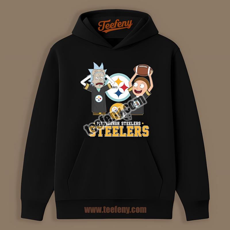 Rick And Morty Face Off With Pittsburgh SHoodielers Shirt Rick And Morty Face Off With Pittsburgh SHoodielers Shirt