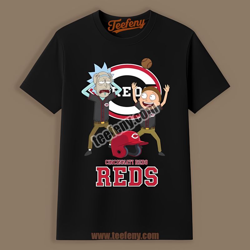Rick And Morty Vs Cincinnati Reds Game Day Shirt