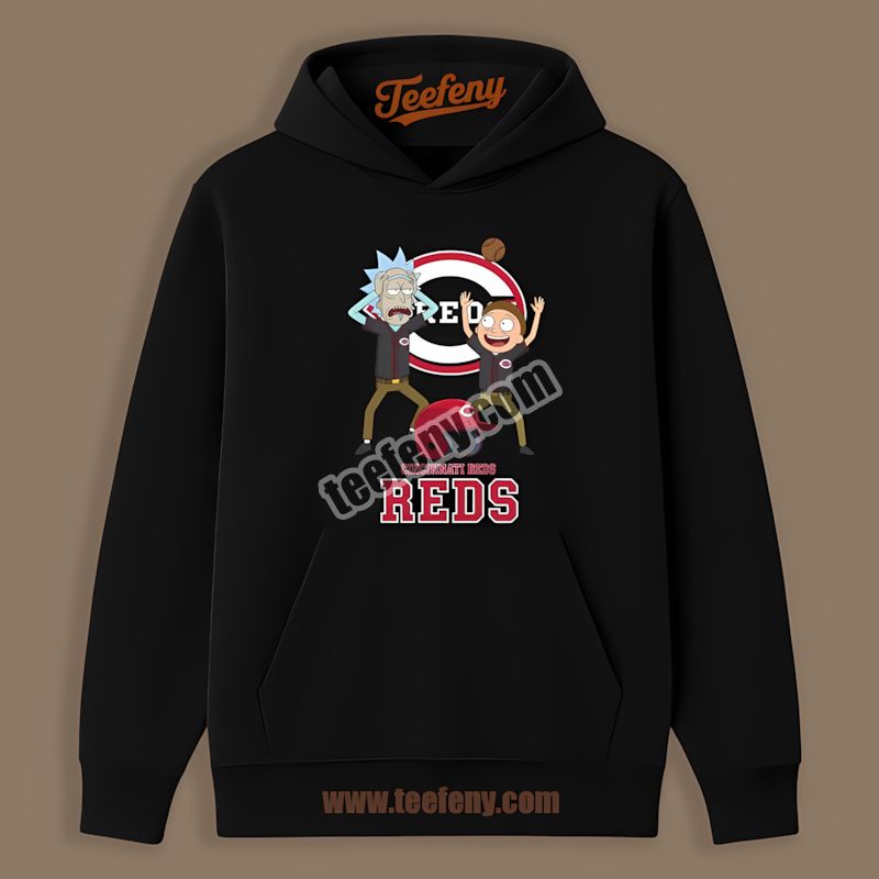 Rick And Morty Vs Cincinnati Reds Game Day Hoodie Rick And Morty Vs Cincinnati Reds Game Day Hoodie