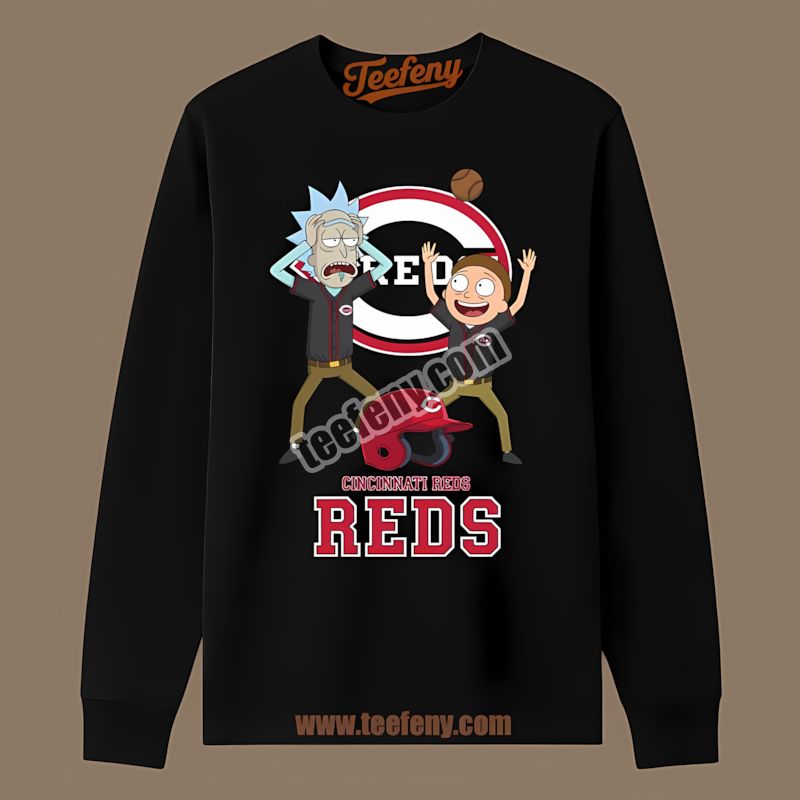 Rick And Morty Vs Cincinnati Reds Game Day Long Sleeve Rick And Morty Vs Cincinnati Reds Game Day Long Sleeve