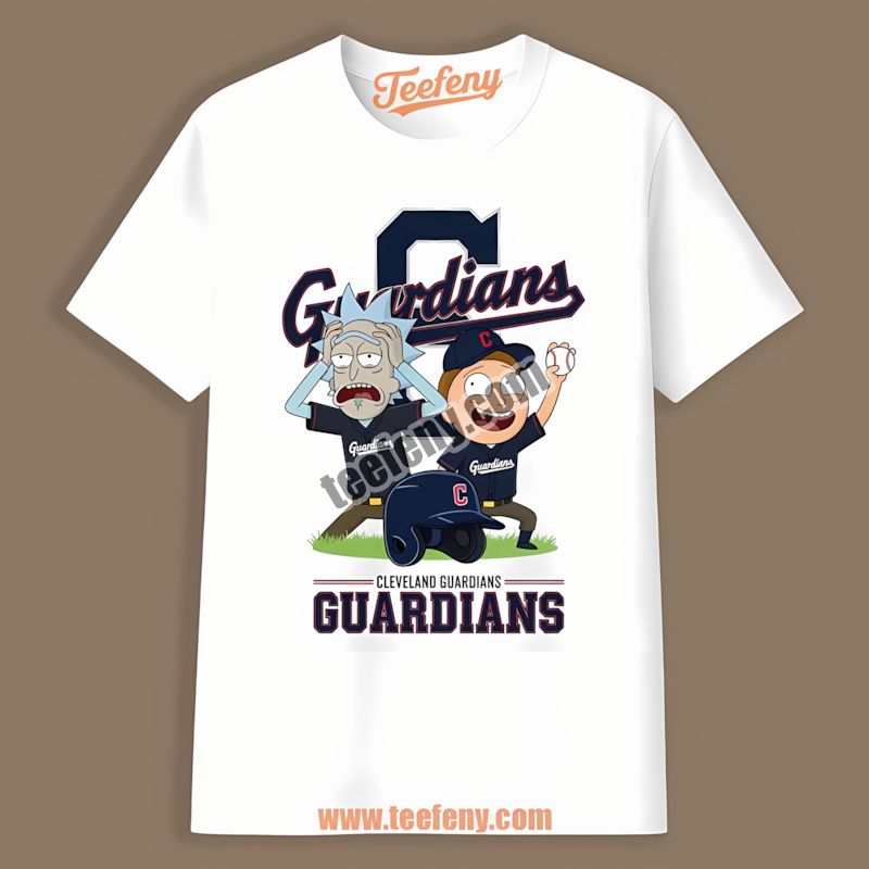 Rick And Morty Vs Cleveland Guardians Graphic Tee