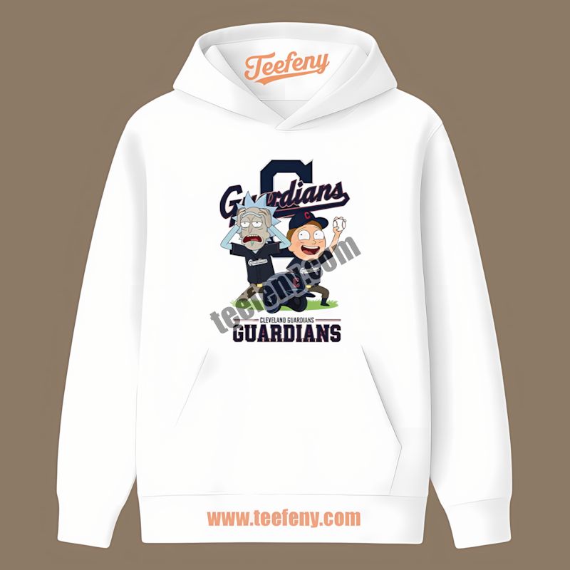 Rick And Morty Vs Cleveland Guardians Graphic Hoodie Rick And Morty Vs Cleveland Guardians Graphic Hoodie
