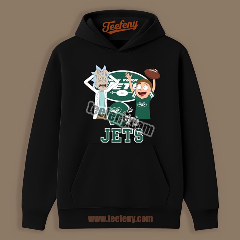 Rick And Morty Vs New York Jets Retro Hoodie Rick And Morty Vs New York Jets Retro Hoodie
