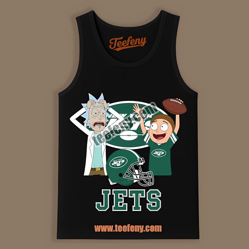 Rick And Morty Vs New York Jets Retro Tanktop Rick And Morty Vs New York Jets Retro Tanktop