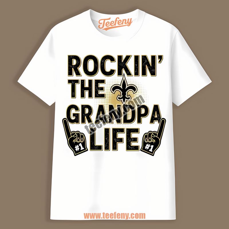 Skull Assuming Old Man New Orleans Saints Color Shirt
