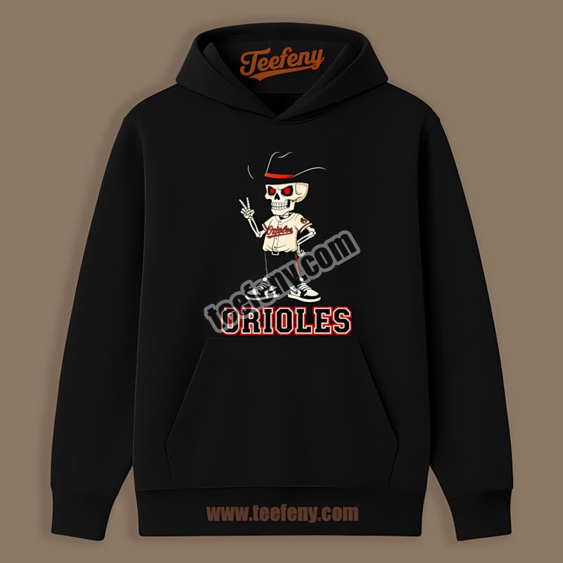 Skeleton Cowboy Baltimore Orioles Fashion Hoodie Skeleton Cowboy Baltimore Orioles Fashion Hoodie
