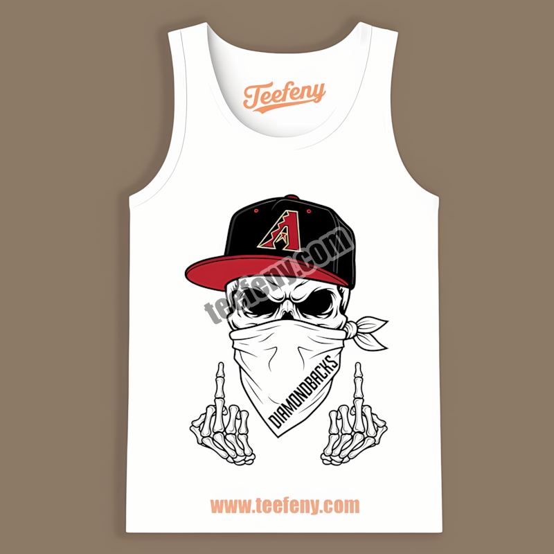 Skull Bandana Arizona Diamondbacks Regular Tanktop Skull Bandana Arizona Diamondbacks Regular Tanktop