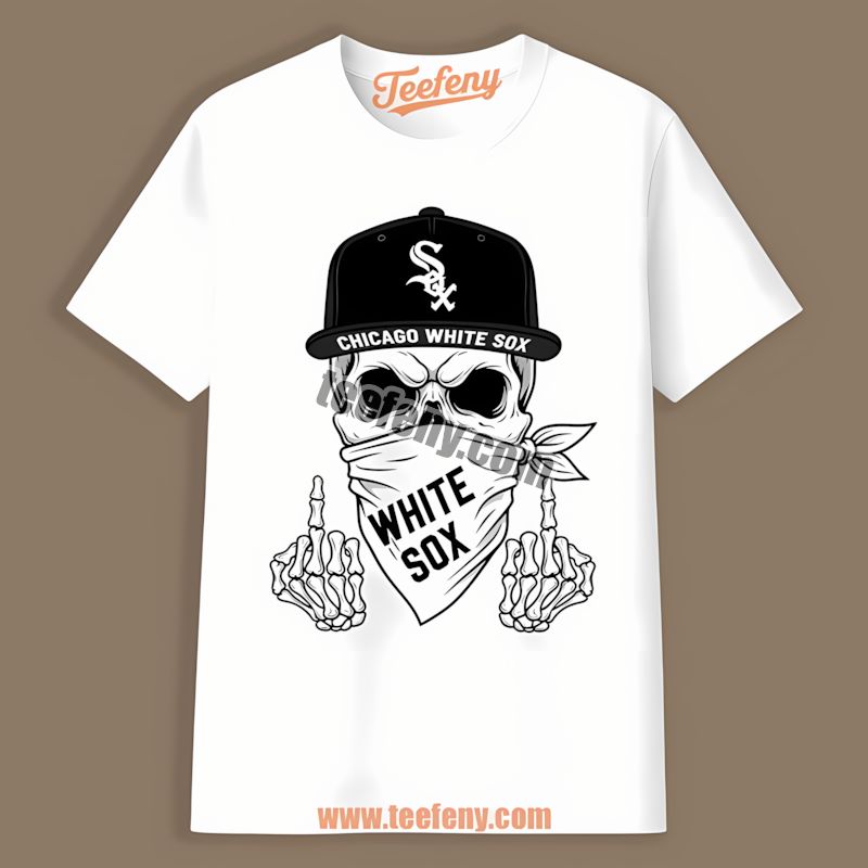 Skull Bandana Chicago White Sox Statement Shirt