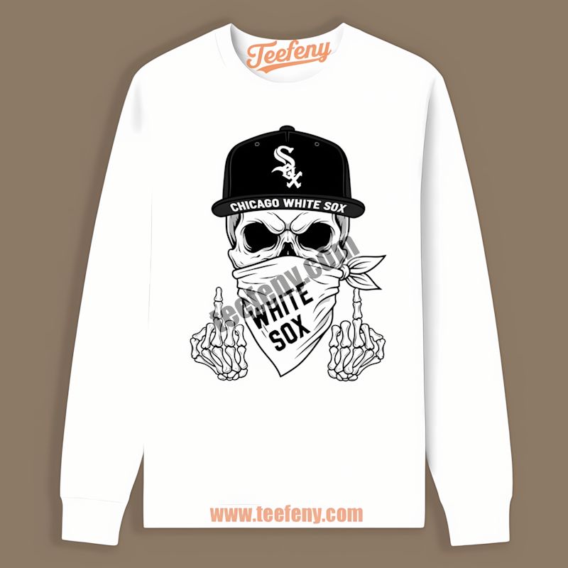 Skull Bandana Chicago White Sox Statement Long Sleeve Skull Bandana Chicago White Sox Statement Long Sleeve