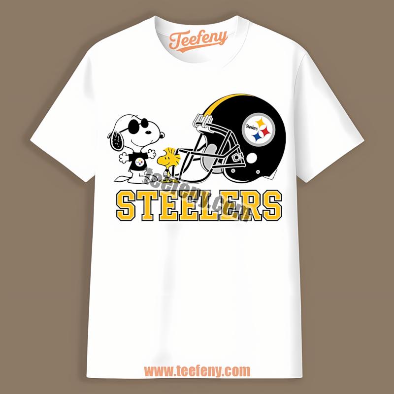 Snoopy And Helmet Vs Steelers Woodstock Shirt