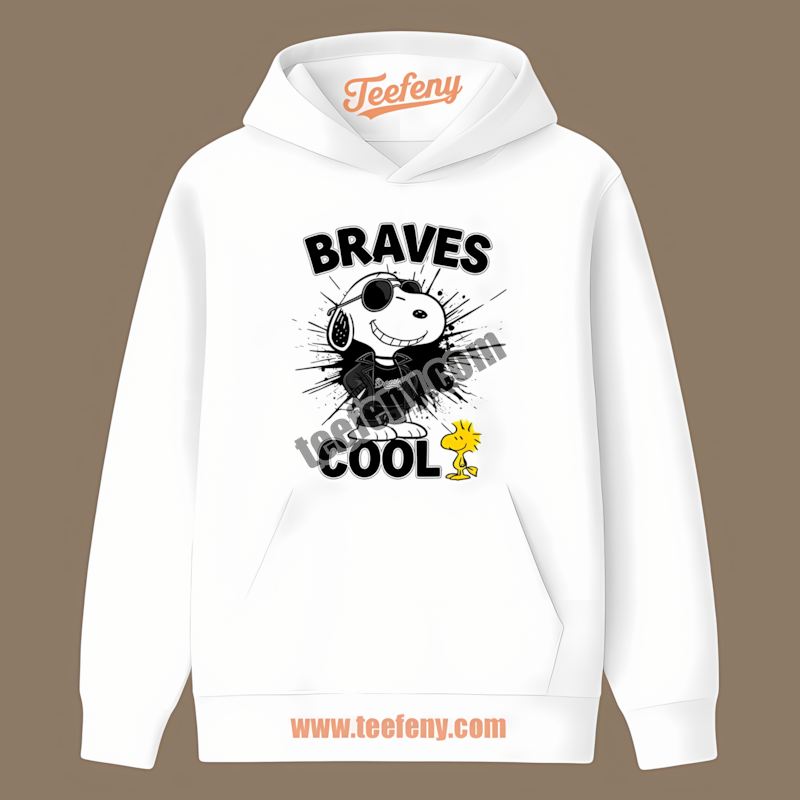 Snoopy Cool Atlanta Braves Summer Hoodie Snoopy Cool Atlanta Braves Summer Hoodie