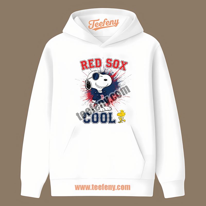 Snoopy Cool Boston Red Sox Streetwear Hoodie Snoopy Cool Boston Red Sox Streetwear Hoodie