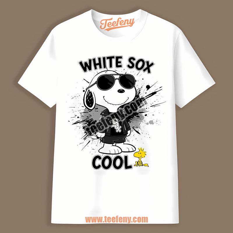 Snoopy Cool Chicago White Sox Dri Fit Shirt