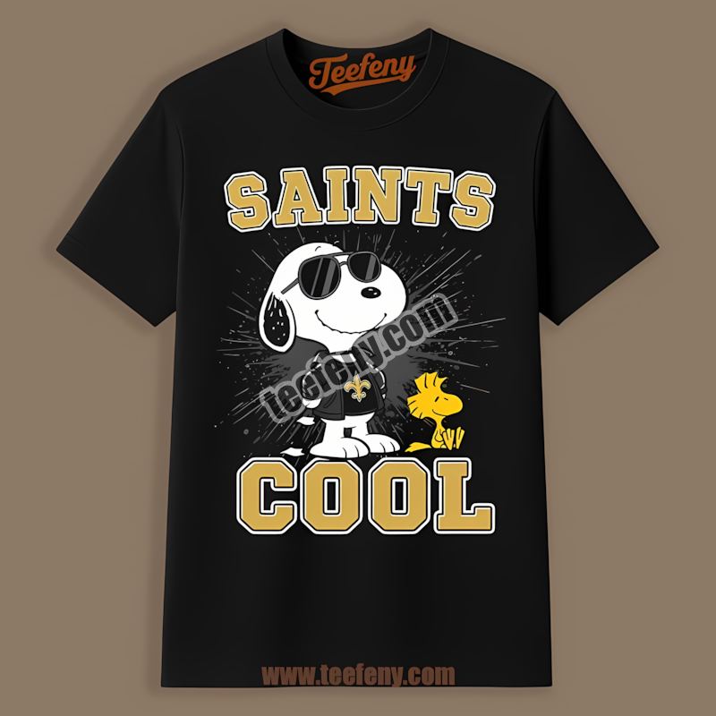 Snoopy Cool Color New Orleans Saints Shirt