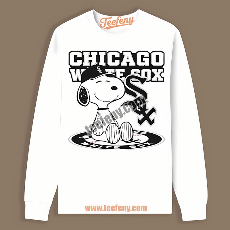 Snoopy Tattoo Chicago White Sox Logo On Arm Custom Long Sleeve Snoopy Tattoo Chicago White Sox Logo On Arm Custom Long Sleeve