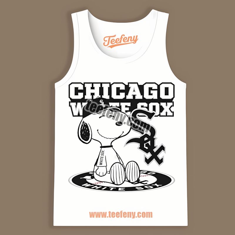 Snoopy Tattoo Chicago White Sox Logo On Arm Custom Tanktop Snoopy Tattoo Chicago White Sox Logo On Arm Custom Tanktop