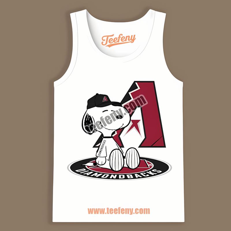 Snoopy Tattoo Logo Arm Arizona Diamondbacks Cotton Tanktop Snoopy Tattoo Logo Arm Arizona Diamondbacks Cotton Tanktop