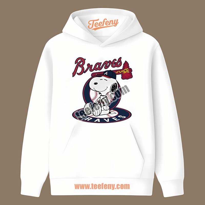 Snoopy Tattoo Logo On Arm Atlanta Braves Spring Training Hoodie Snoopy Tattoo Logo On Arm Atlanta Braves Spring Training Hoodie