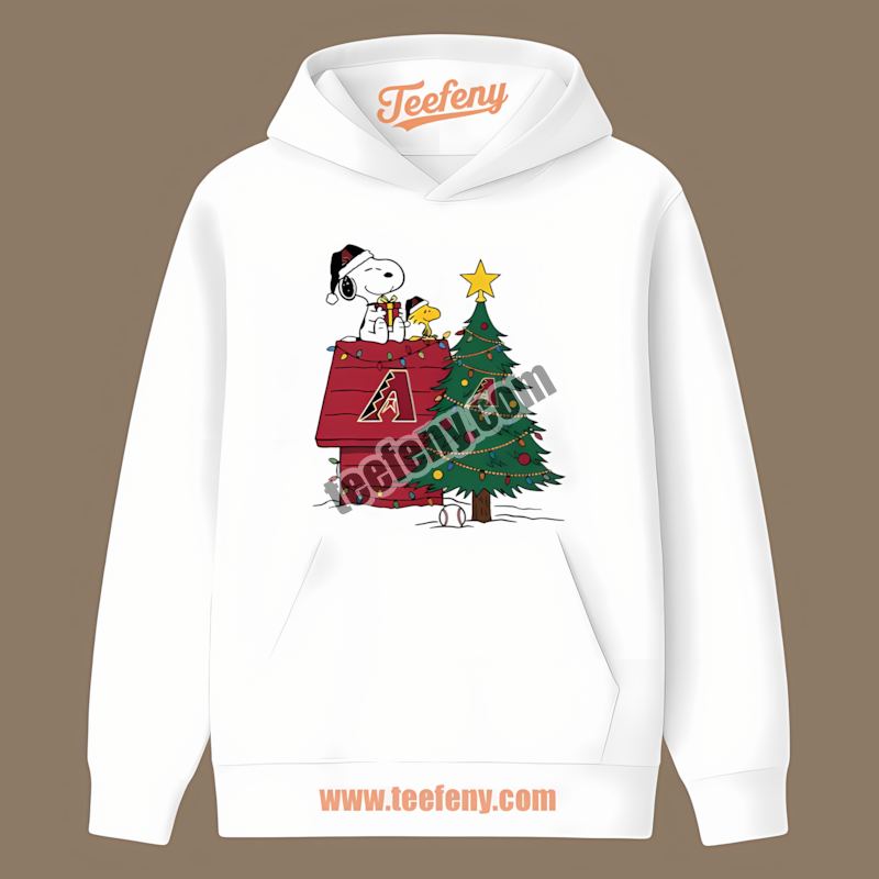 Snoopy Woodstock Christmas Arizona Diamondbacks Adults Hoodie Snoopy Woodstock Christmas Arizona Diamondbacks Adults Hoodie