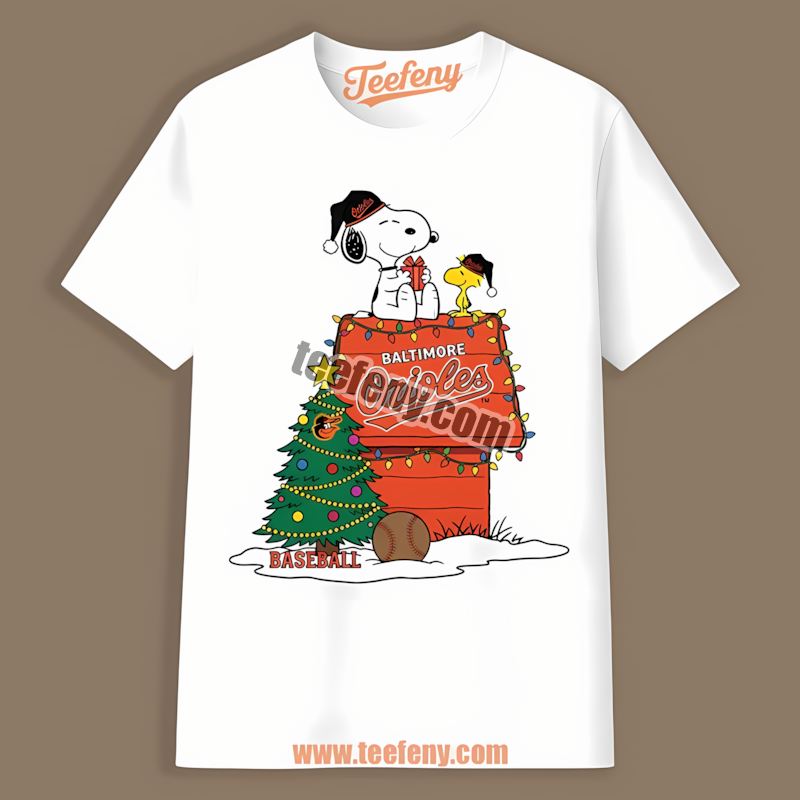 Snoopy Woodstock Christmas Boston Red Sox Youth Shirt
