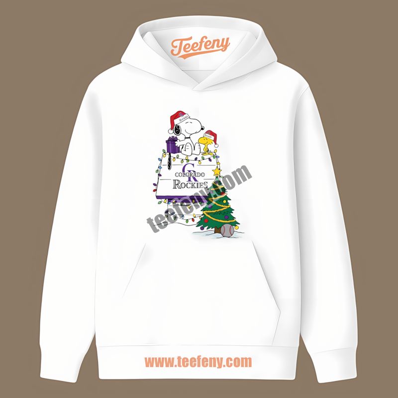 Snoopy Woodstock Christmas In Colorado Rockies Style Hoodie Snoopy Woodstock Christmas In Colorado Rockies Style Hoodie