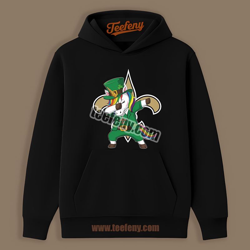 St Patricks Dabbing Unicorn New Orleans Saints Classic Hoodie St Patricks Dabbing Unicorn New Orleans Saints Classic Hoodie