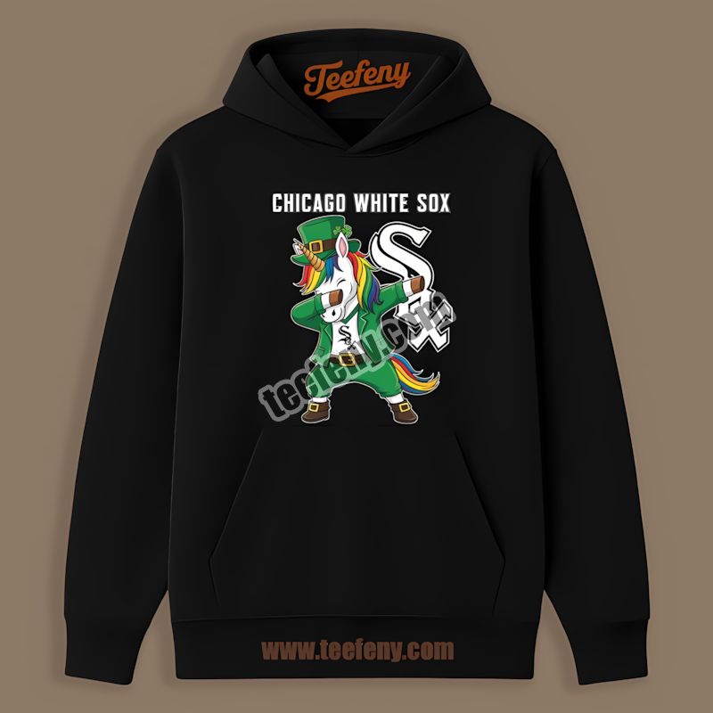 St Patricks Day Dabbing Unicorn Vs Chicago White Sox Casual Hoodie St Patricks Day Dabbing Unicorn Vs Chicago White Sox Casual Hoodie