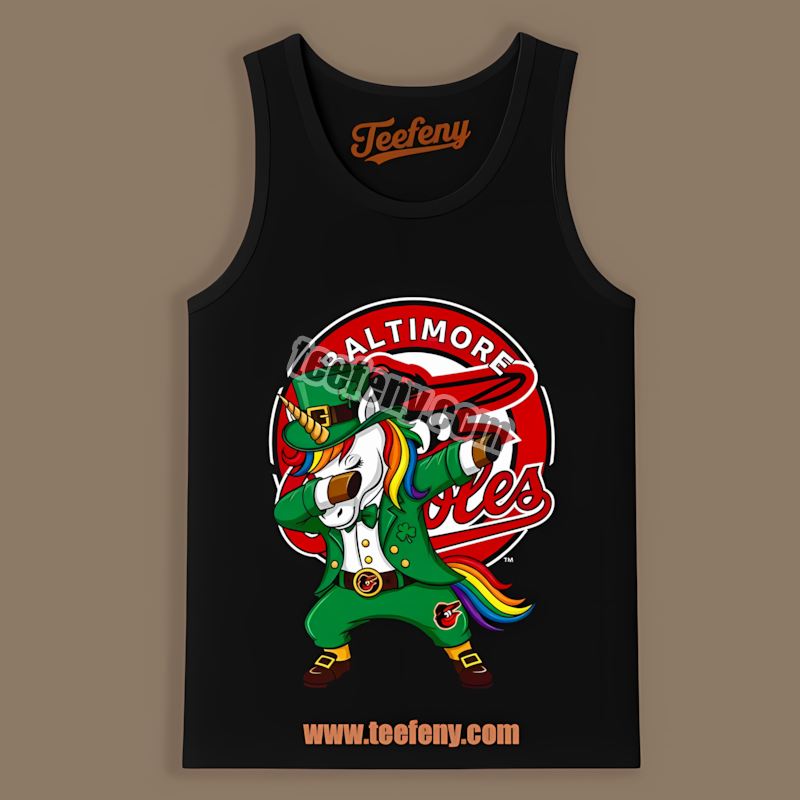 St Patricks Day Vs Dabbing Unicorn Baltimore Orioles Classic Tanktop St Patricks Day Vs Dabbing Unicorn Baltimore Orioles Classic Tanktop