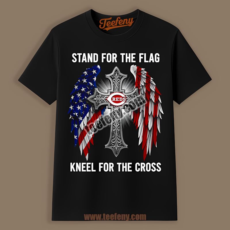 Stand For The Flag Kneel For The Cross Cincinnati Reds Cotton Shirt
