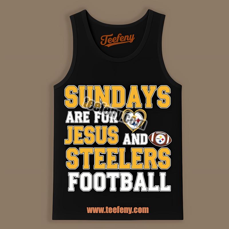 Sundays For Jesus And Pittsburgh STanktoplers Football Shirt Sundays For Jesus And Pittsburgh STanktoplers Football Shirt