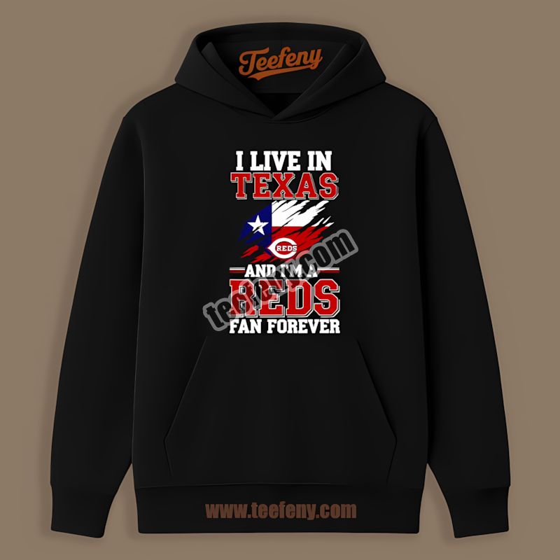 Texas Fan Forever Cheering Cincinnati Reds Vintage Hoodie Texas Fan Forever Cheering Cincinnati Reds Vintage Hoodie
