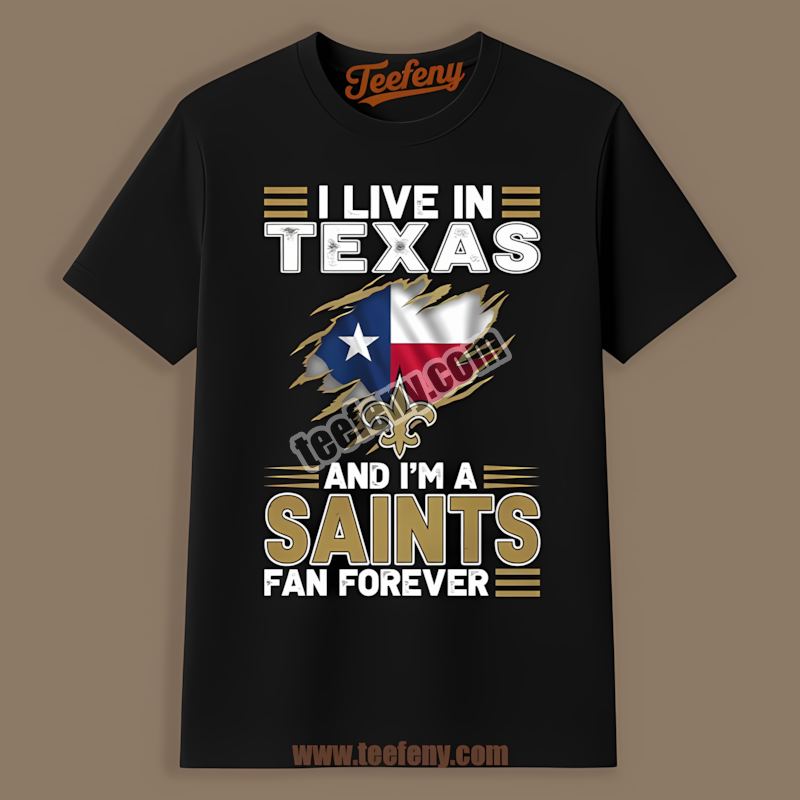 Texas Fan Forever New Orleans Saints Unisex Shirt