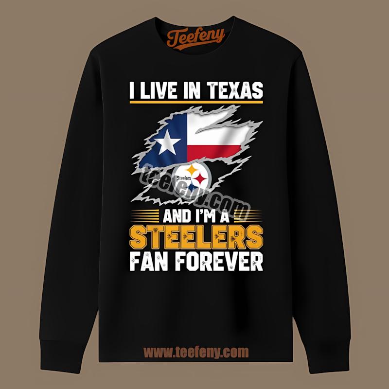 Texas Fan Forever Supports Pittsburgh SLong Sleevelers Shirt Texas Fan Forever Supports Pittsburgh SLong Sleevelers Shirt