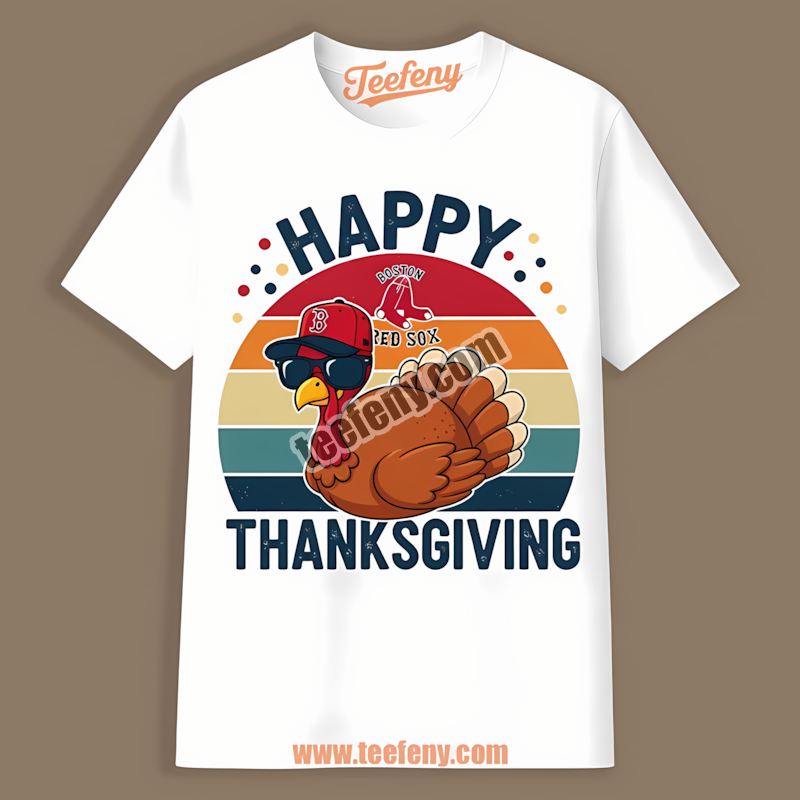 Thanksgiving Turkey Boston Red Sox Summer Shirt