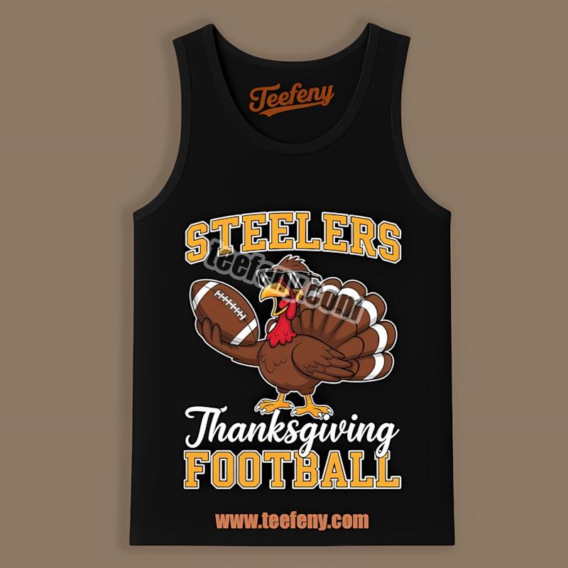 Thanksgiving Turkey Football For Pittsburgh STanktoplers Shirt Thanksgiving Turkey Football For Pittsburgh STanktoplers Shirt