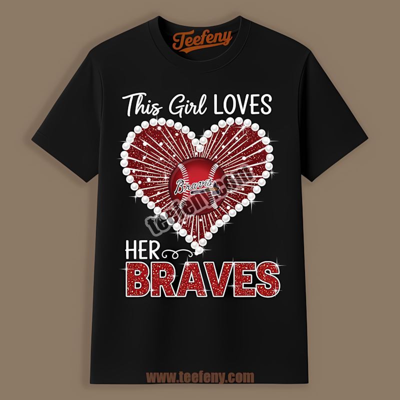 This Girl Loves Her Atlanta Braves Youth Shirt