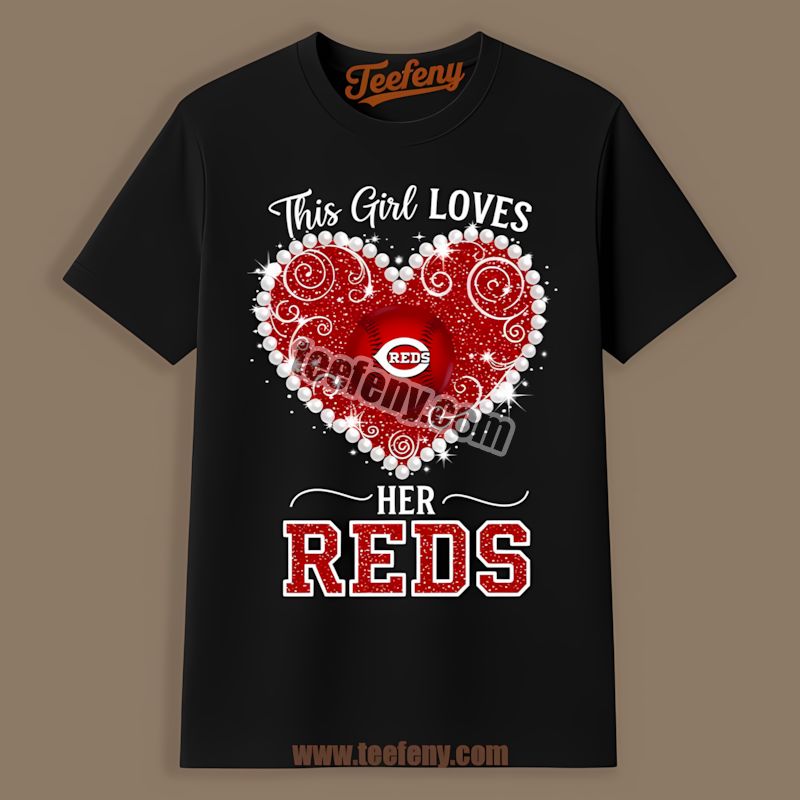 This Girl Loves Her Cincinnati Reds Casual Shirt