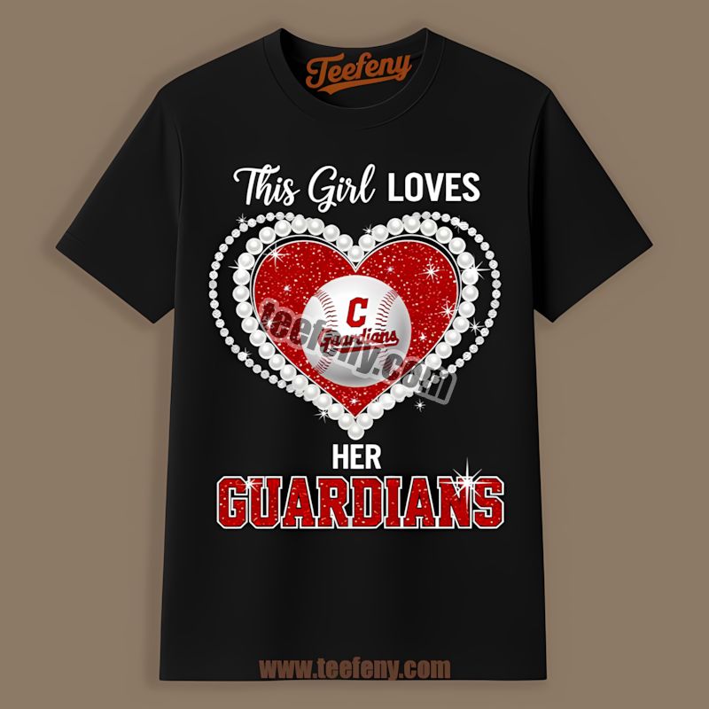 This Girl Loves Her Cleveland Guardians Custom Tee