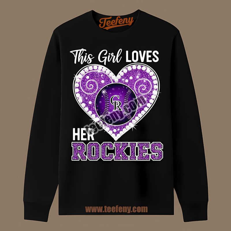 This Girl Loves Her Colorado Rockies Soft Long Sleeve This Girl Loves Her Colorado Rockies Soft Long Sleeve